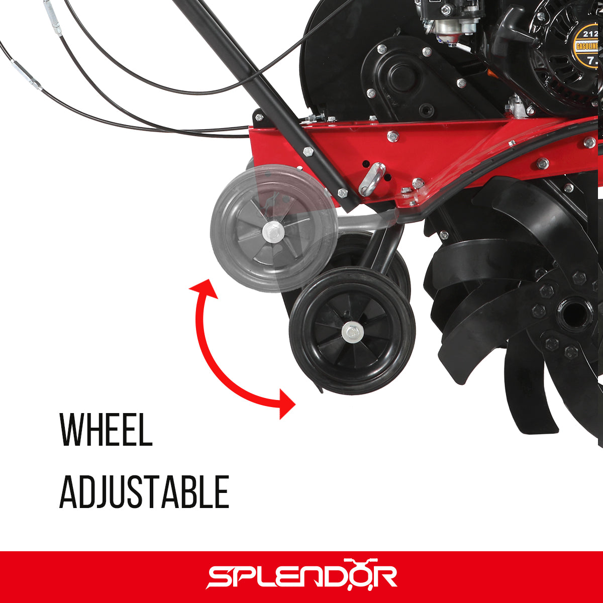 Just Opened box 212CC Splendor tiller BK-55U