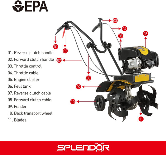 Gasoline power tiller BK-500B