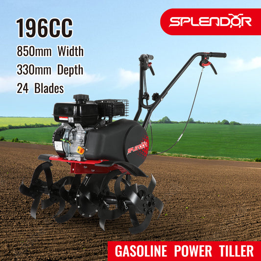 Just Opened box  212CC Splendor tiller BK-55U